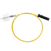Escova de limpeza de chaminé Pyrofeu 3m com escova 80mm para fogão a pellets