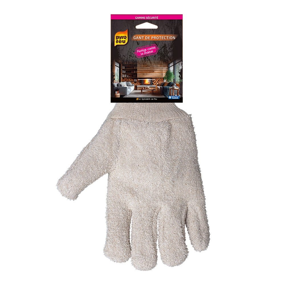 Luva de proteção contra calor Pyrofeu 100% algodão tamanho único