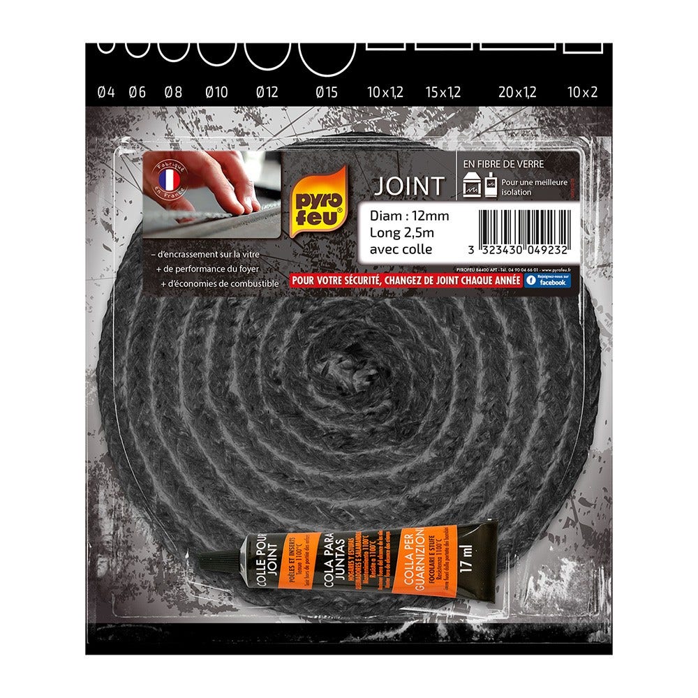 Pyrofeu Vedante para fogão redondo 12mm Ø + Cola