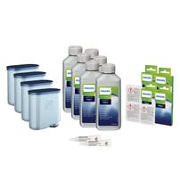Kit de limpeza e manutenção anual Philips para máquinas de café Saeco