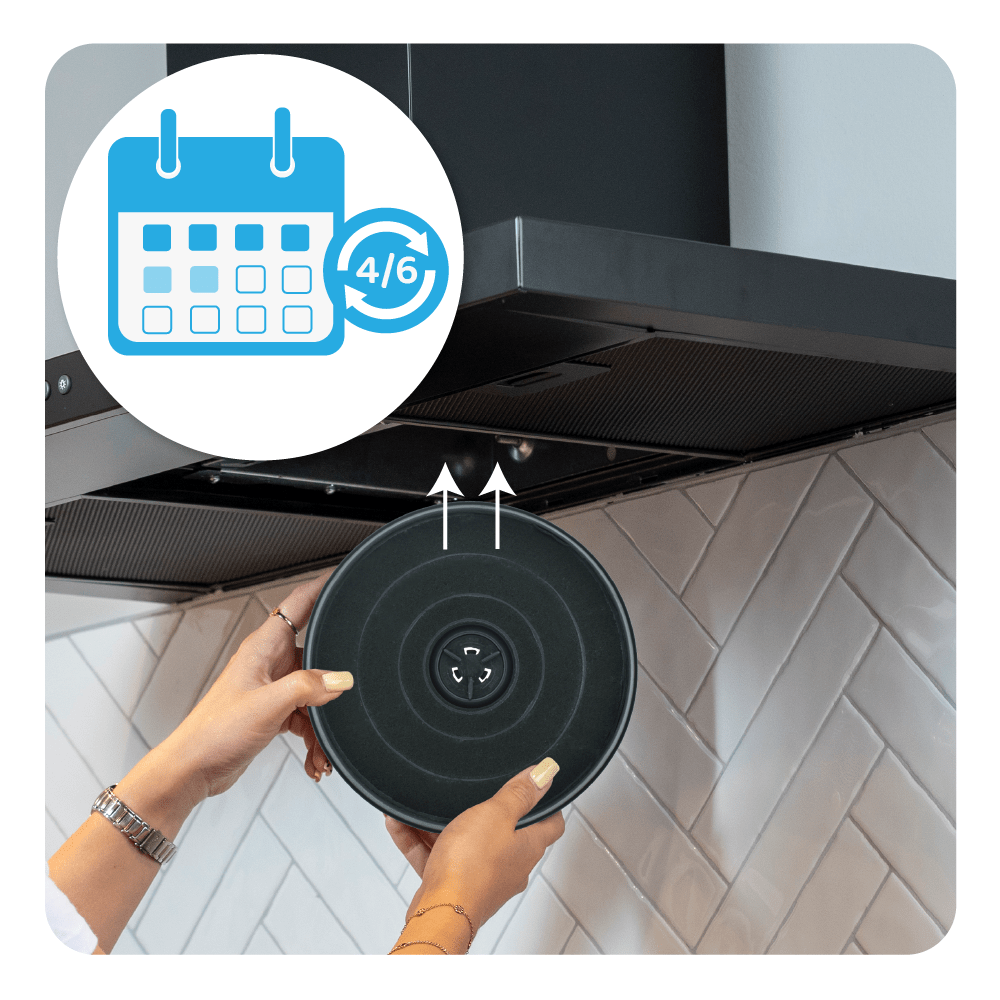 Filtro de carvão ativo compatível com AEG MCEF03 / 9029800472