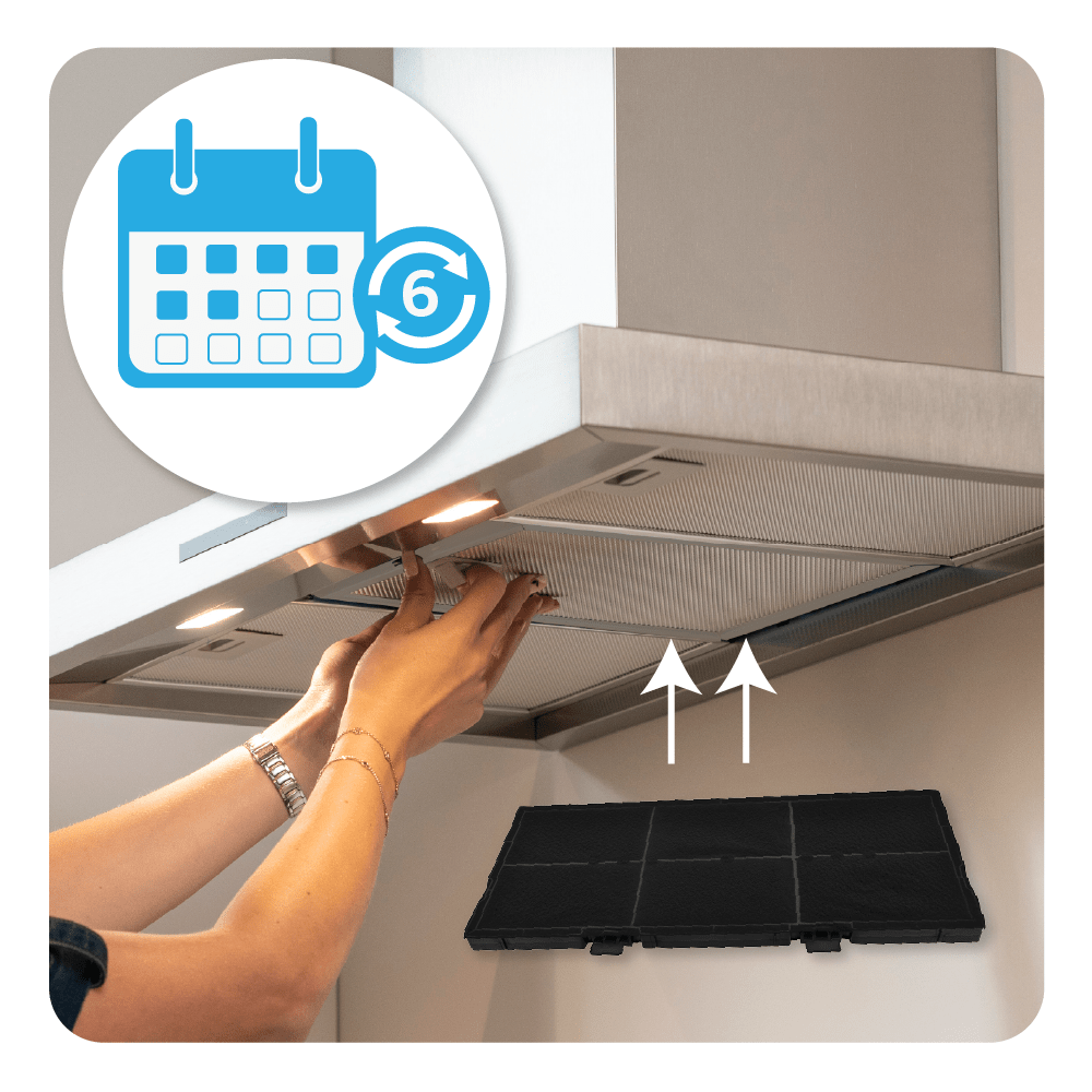 Filtro de carvão ativo compatível com Bosch 11025806 / DSZ4561