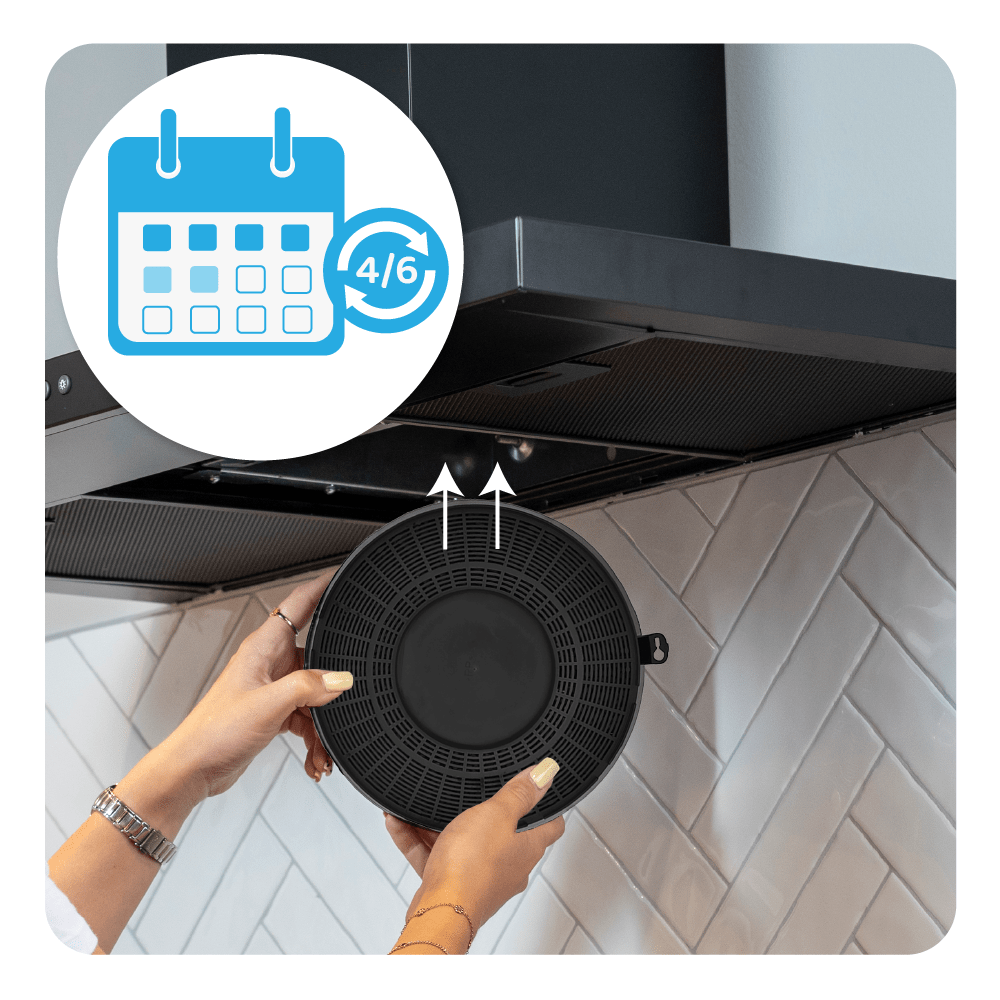 Filtro de carvão ativo compatível com Faure MCFE06ST / 9029865921