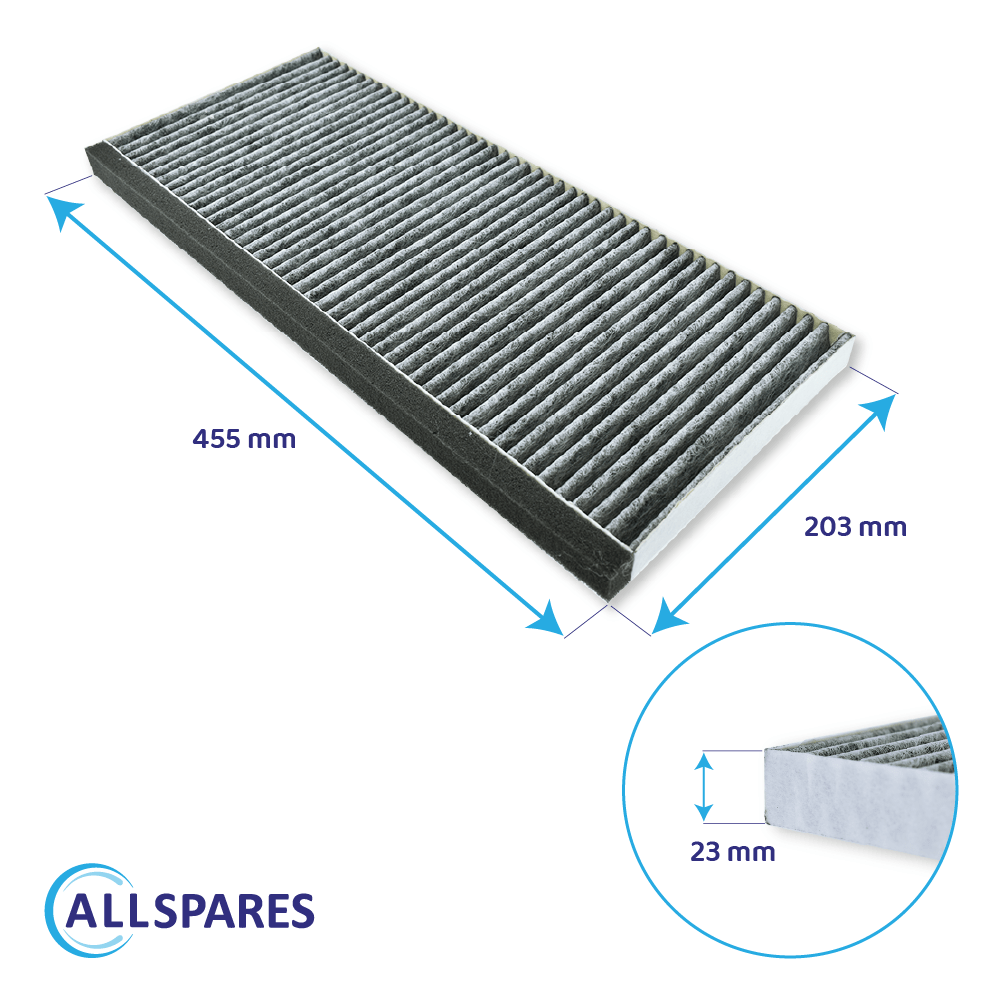 Filtro de carvão ativo compatível com Bosch 17006837