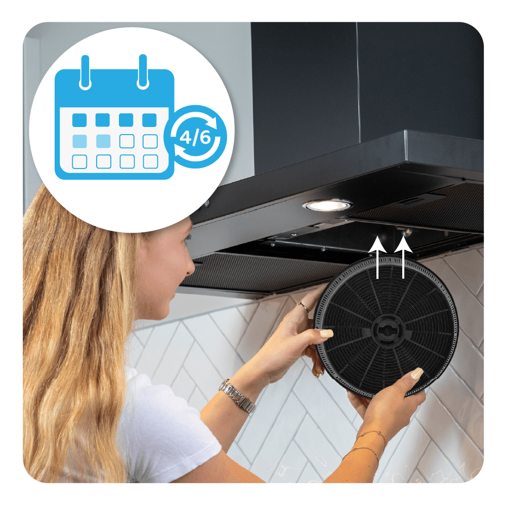 Filtro de carvão ativo compatível com Airlux CR310 (2X)
