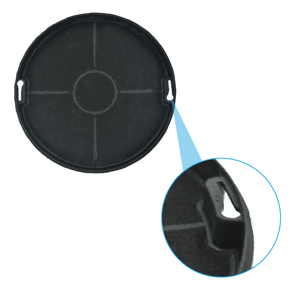 Filtro de carvão ativo compatível com Bauknecht AMC023 (2X)