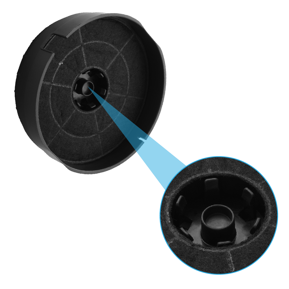 Filtro de carvão ativo compatível com Airforce CFC0038000 (2X)