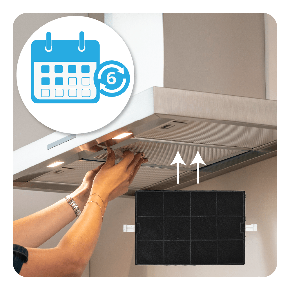 Filtro de carvão ativo compatível com Balay 351210 / 00351210