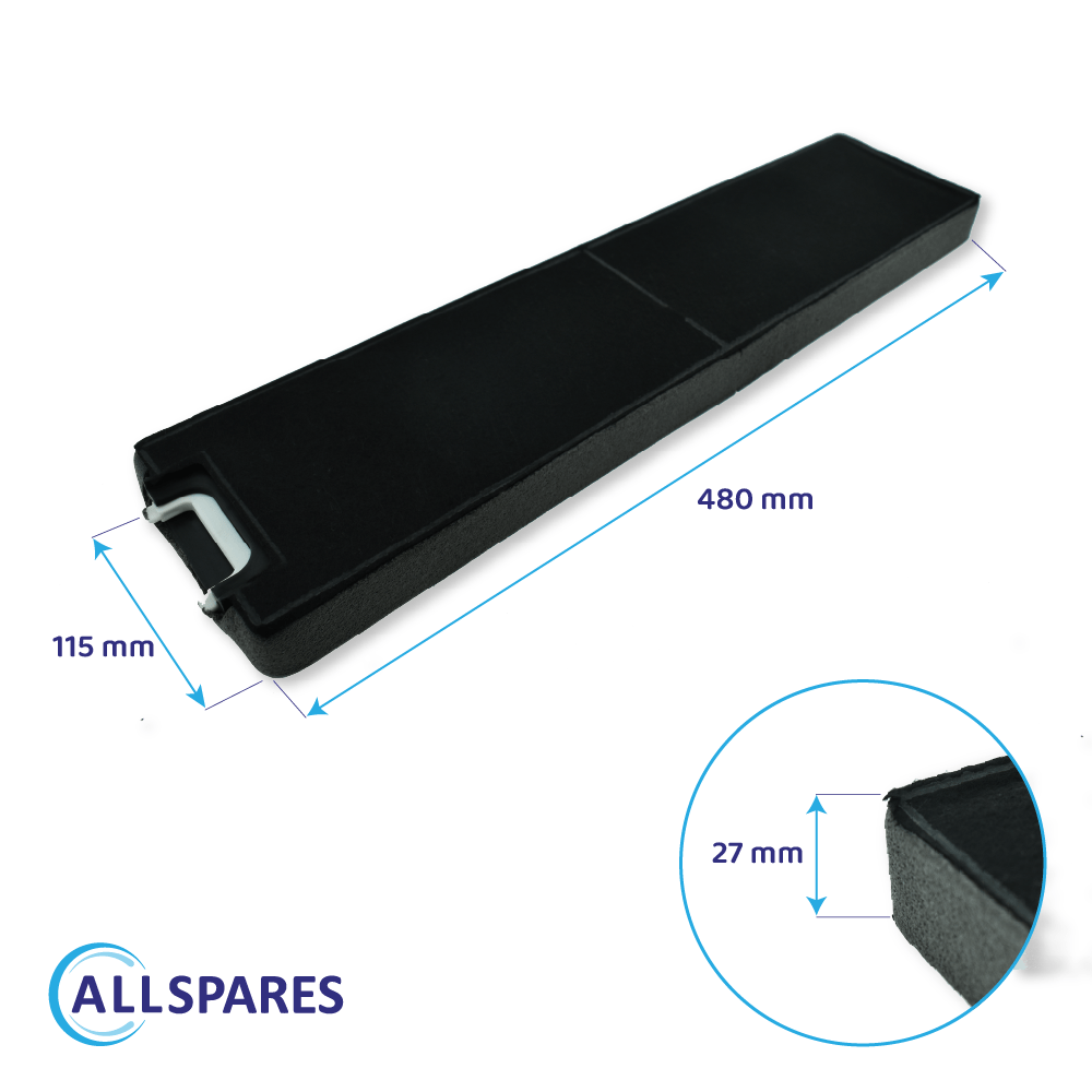 Filtro de carvão ativo Miele DKF13-1