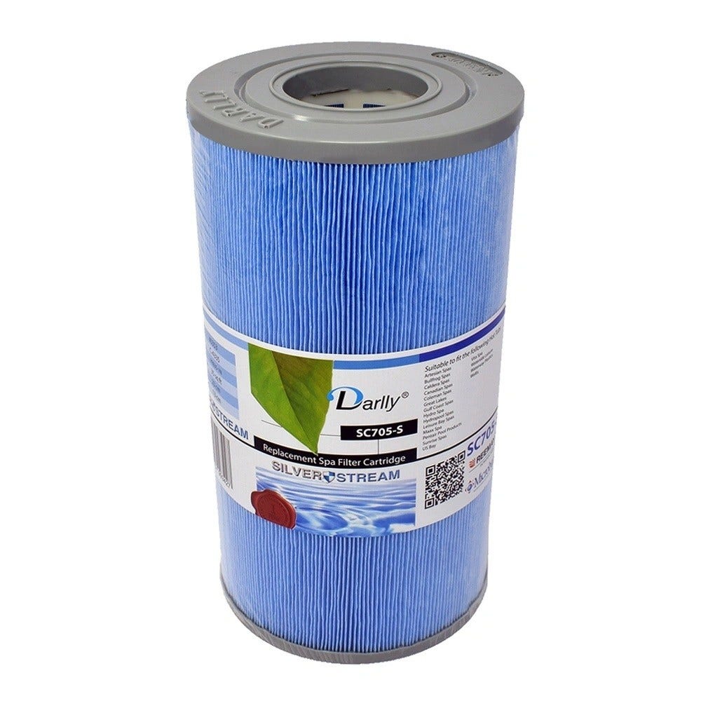Cartucho de filtro para spa Darlly Silverstream Wellis Spa AKU0116 / AKU1608 / SC705-S / 40353 antibacteriano