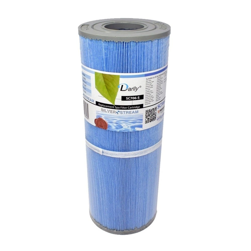 Cartucho de filtro de água para spa Darlly Silverstream SC706-S / 40506M antibacteriano