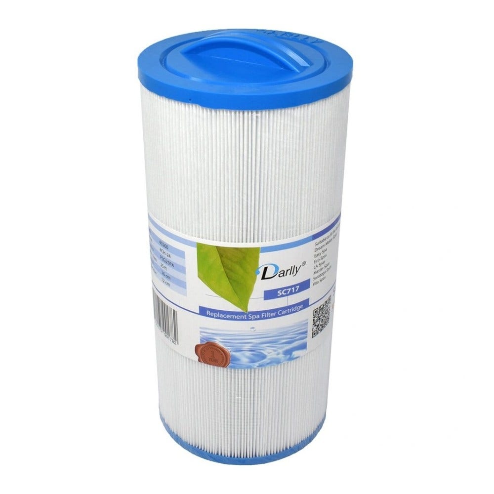 Cartucho de filtro Darlly Spa Waterfilter 20254-238 / PGS25P4 / SC717 / 40260 / 4CH-24