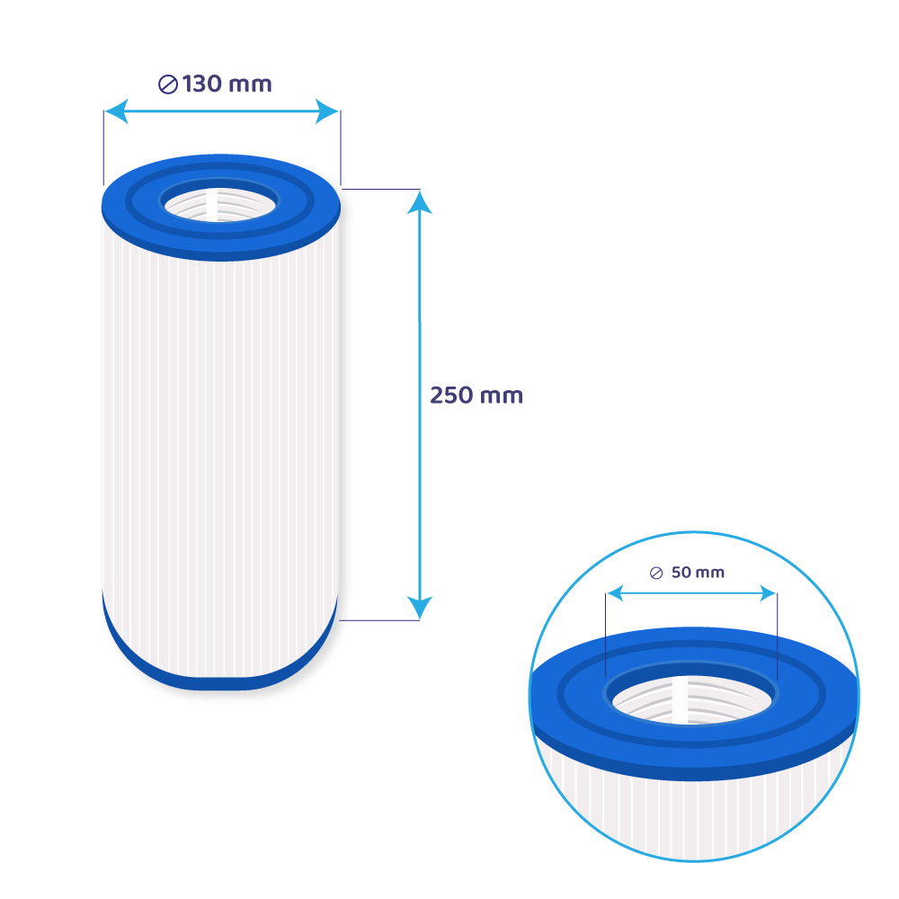 Cartucho de filtro para spa Darlly PLBS50 / C-5345 / 50451 / FC-2970