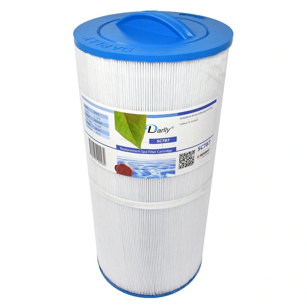 Cartucho de filtro para spa Darlly Caldera 75 / PCD75N / C-7375 / 77515 / SC787