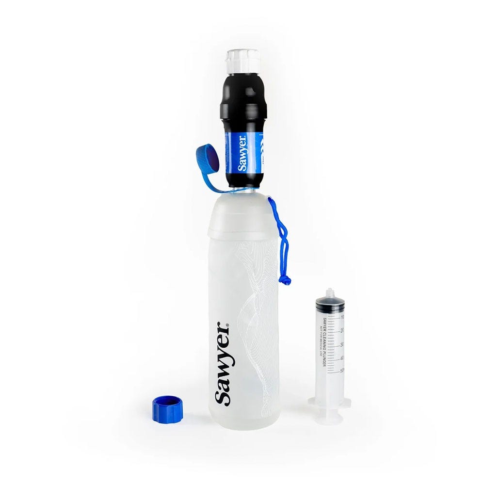 Sistema de filtragem de água Sawyer Squeeze garrafa CNOC Premium 1L SP302