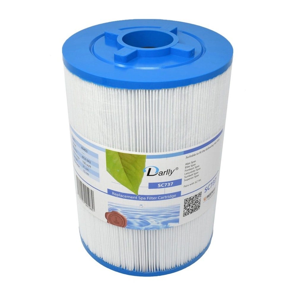 Cartucho de filtro Spa Waterfilter SC737 / PWW100ST Bas / 60403 / 6CH-942