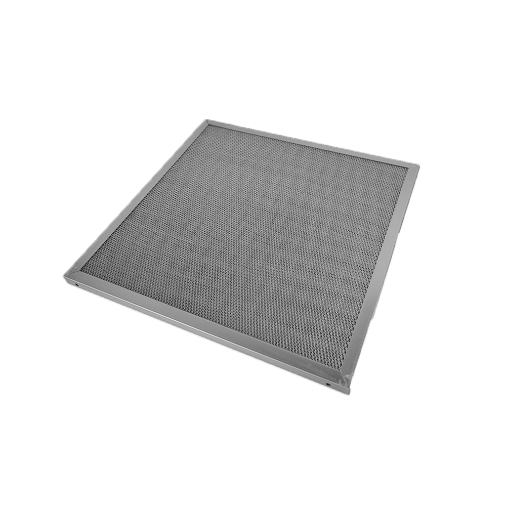 Filtro metálico inox 500x500x20mm para exaustor industrial