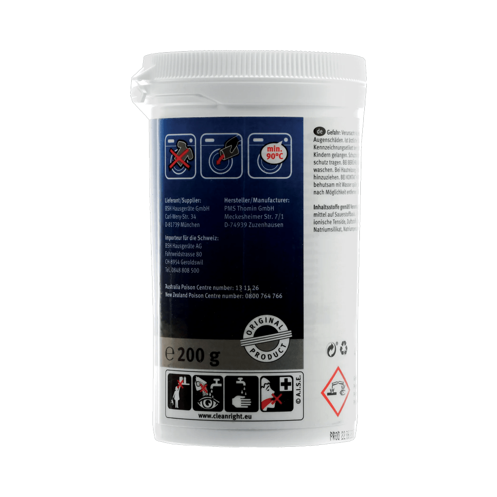 BSH Produto de Limpeza para Máquina de Lavar 001311925