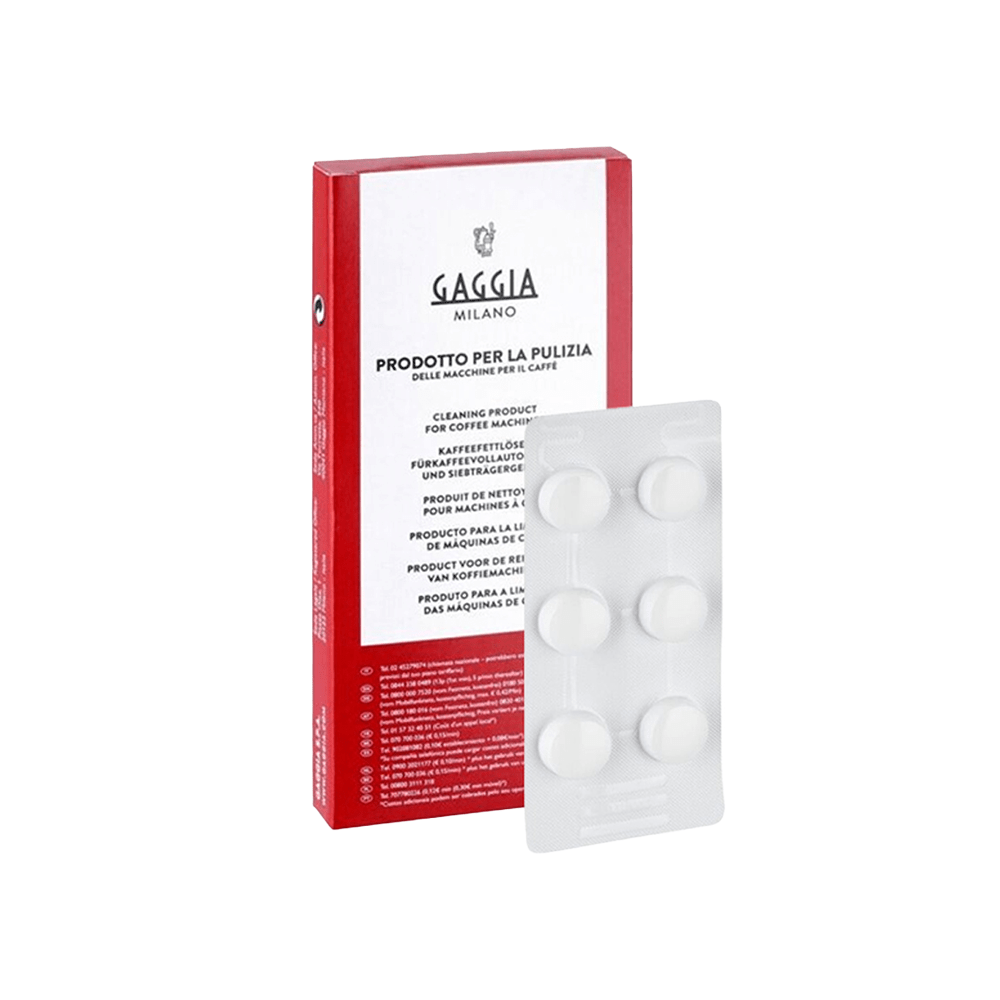 Kit de Manutenção Gaggia Máquina de Café Descalcificador + Pastilhas de Limpeza + Filtro de Água
