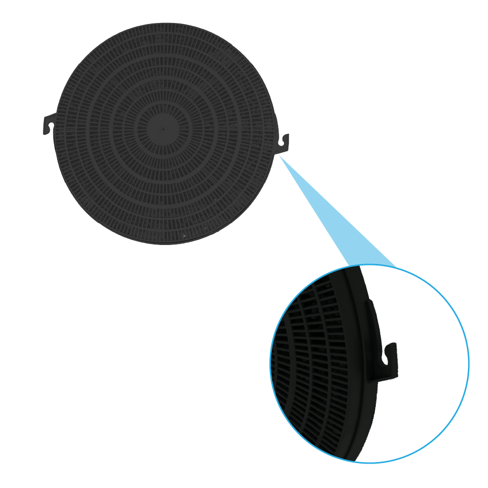 Filtro de carvão ativado adequado para Galvamet Aura / Kosmo