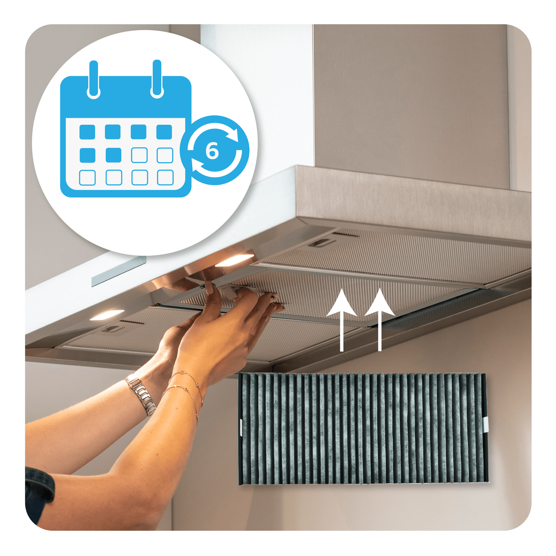 Filtro de Carbono compatível com Miele DKF 35-P