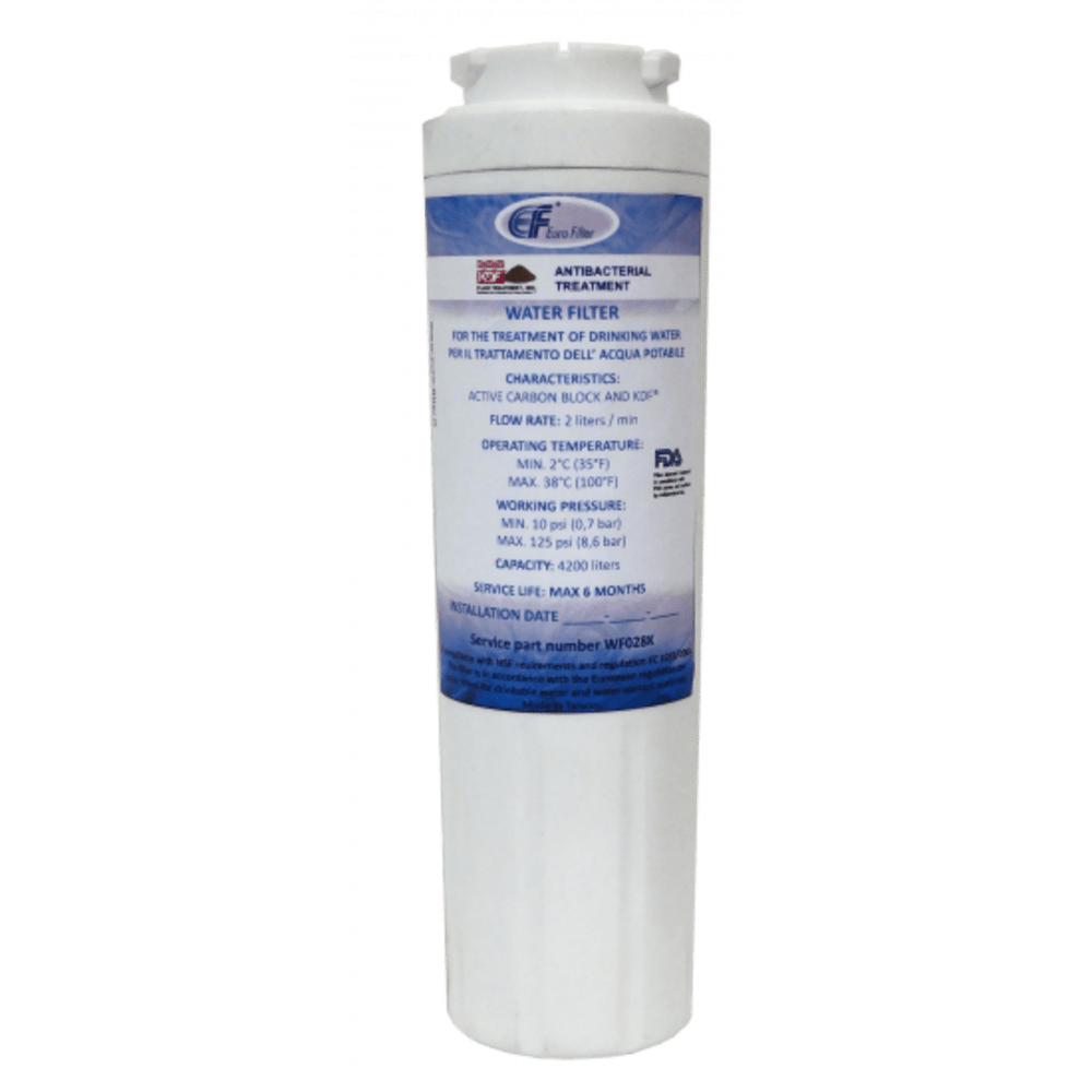 Filtro de água Eurofilter compatível com Bosch / Siemens / Whirlpool / Amana / Gaggenau / KitchenAid / Maytag / Candy / Hotpoint Ariston