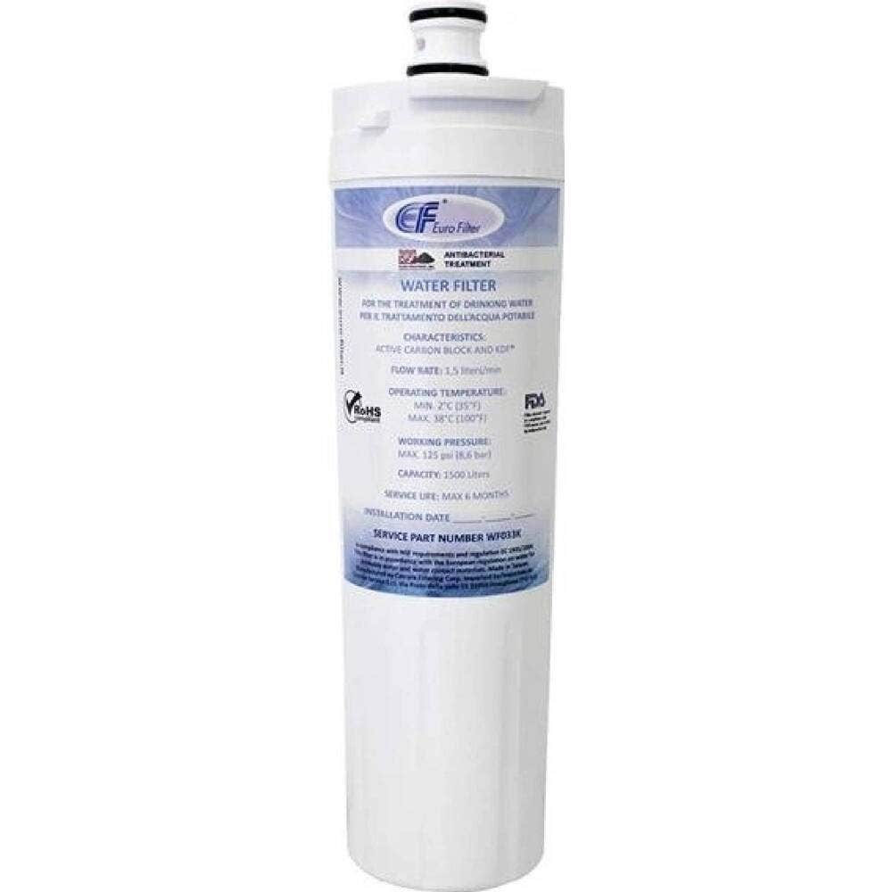 Filtro de água Eurofilter compatível com Bosch / Siemens / Balay / Kuppersbusch / Neff / Solitaire / 3M / Indesit / Whirlpool