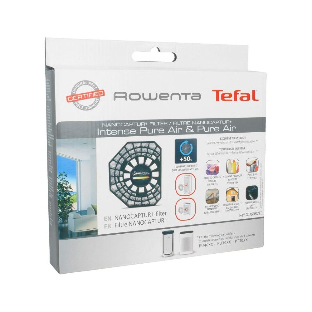 Filtro Rowenta Nanocaptur+ purificador de ar XD6082F0