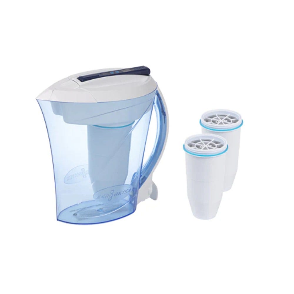 Jarro filtrante ZeroWater 2,4 L incl. 3 filtros de água (filtra PFAS)