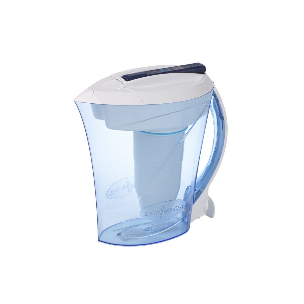 Jarro filtrante ZeroWater 2,4 L incl. 3 filtros de água (filtra PFAS)