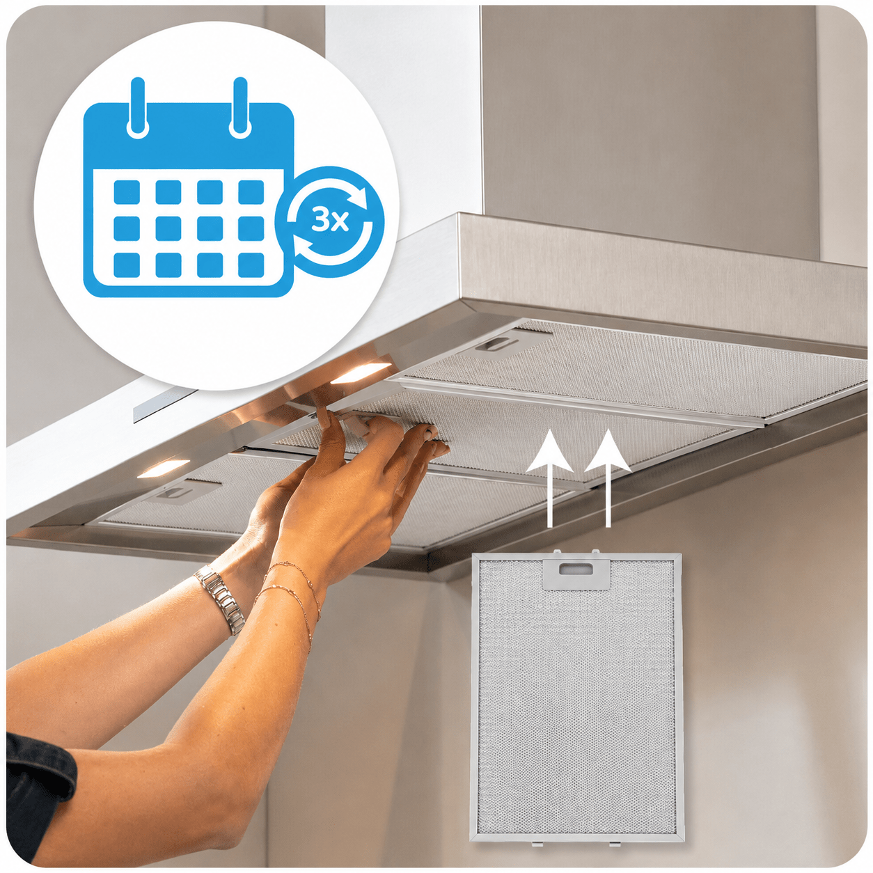 Filtro metálico Siemens 380x283mm 422872 / 00422872
