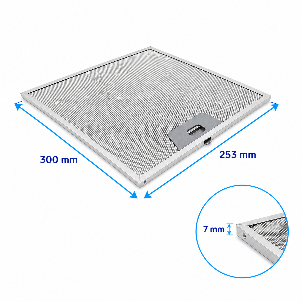 Filtro metálico AEG 300x254x8mm 50248271004