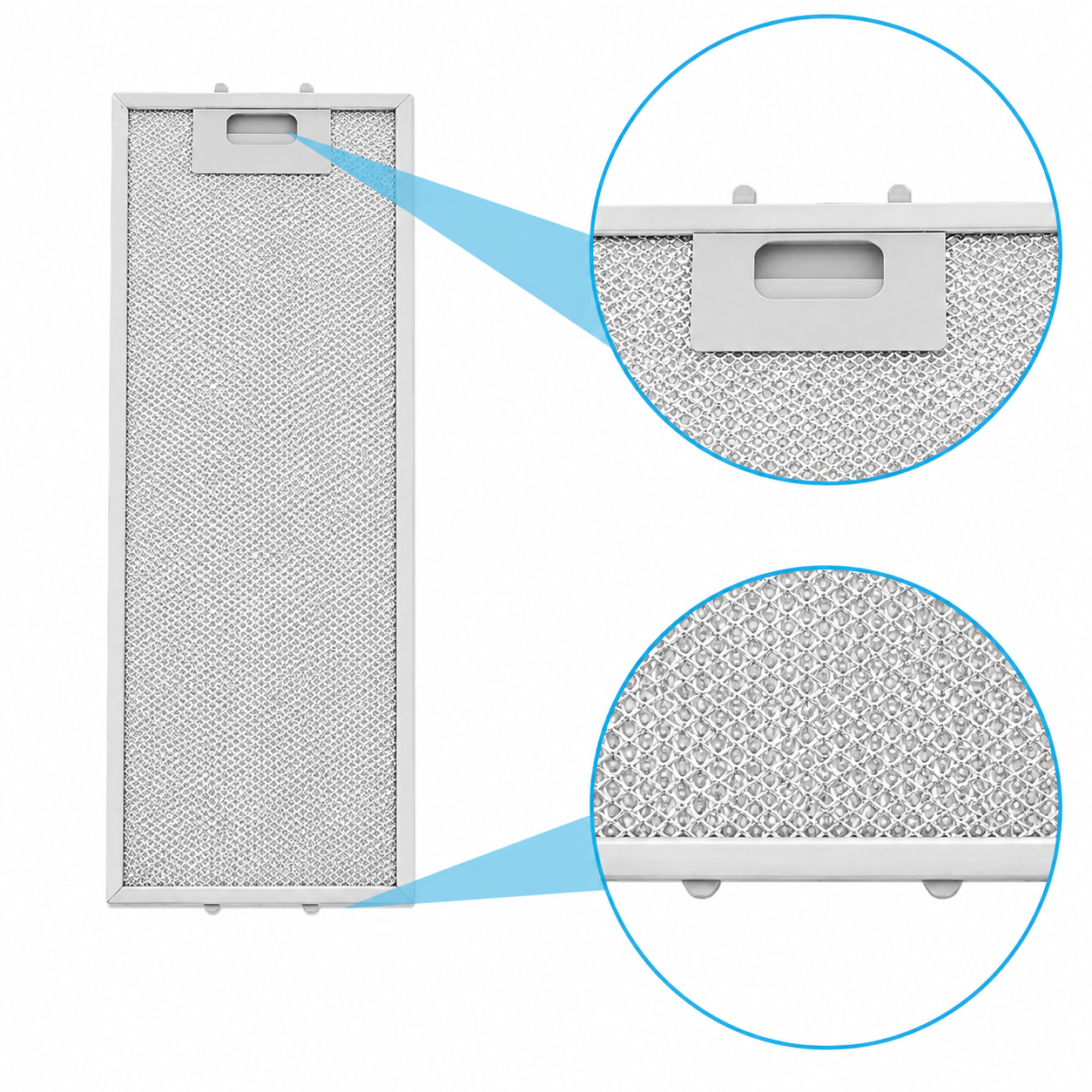Filtro metálico Pitsos 456x185 mm 00746994