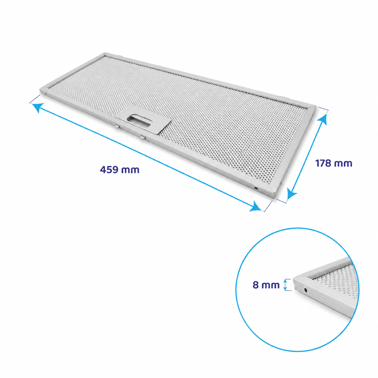 Filtro metálico Hotpoint-Ariston 459x178 mm 481248058314