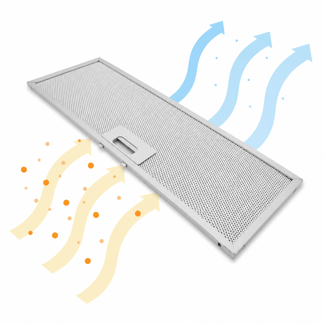 Filtro metálico Hotpoint-Ariston 459x178 mm 481248058314