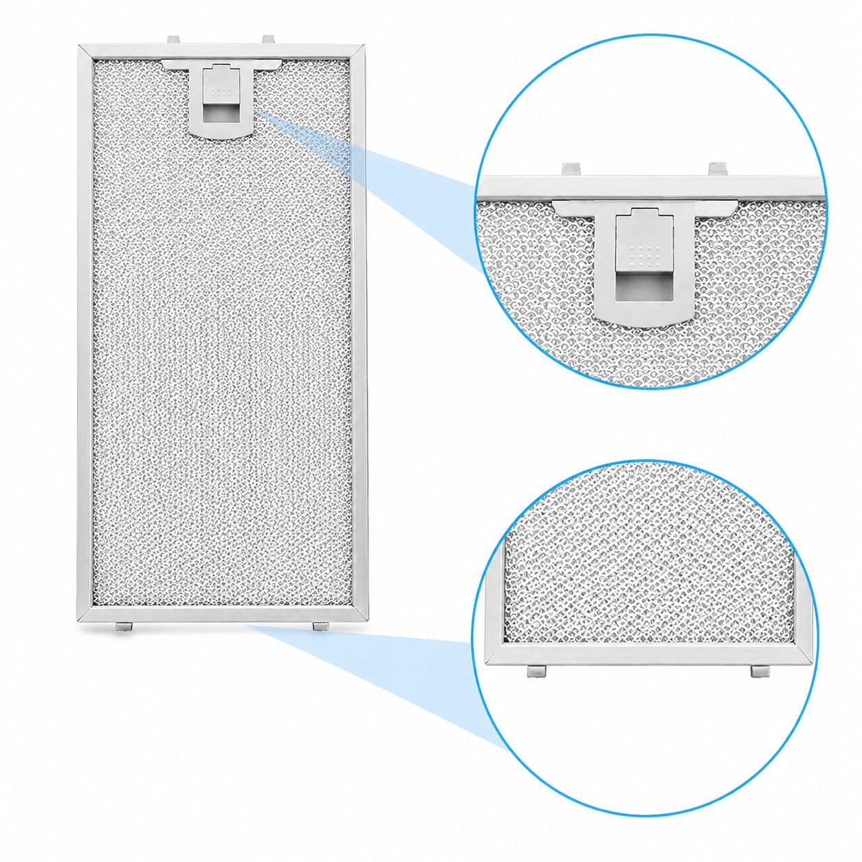 Filtro metálico Bosch 303x167x10mm 11004960