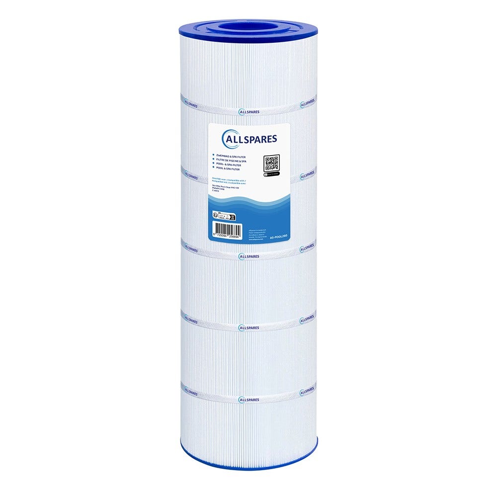 Filtro de água para piscina compatível com Sta-Rite Posi-Clear PXC-125 / 25230-0125S