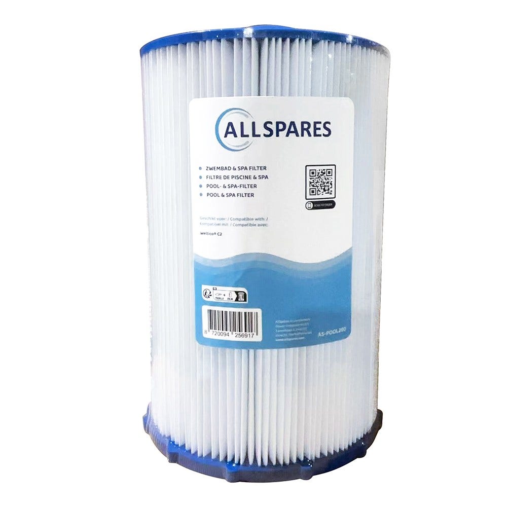 Filtro de água para piscina compatível com Weltico C2 / 62612