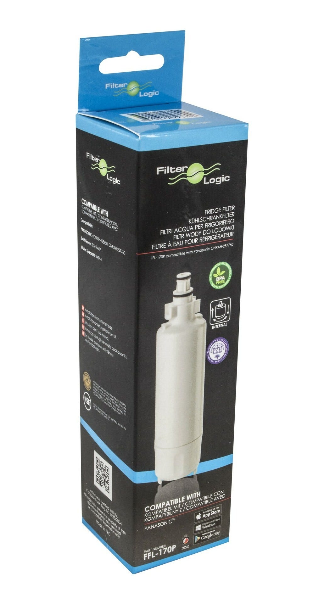 Cartucho de filtro para frigorífico Panasonic CNRAH-257760 Filter Logic