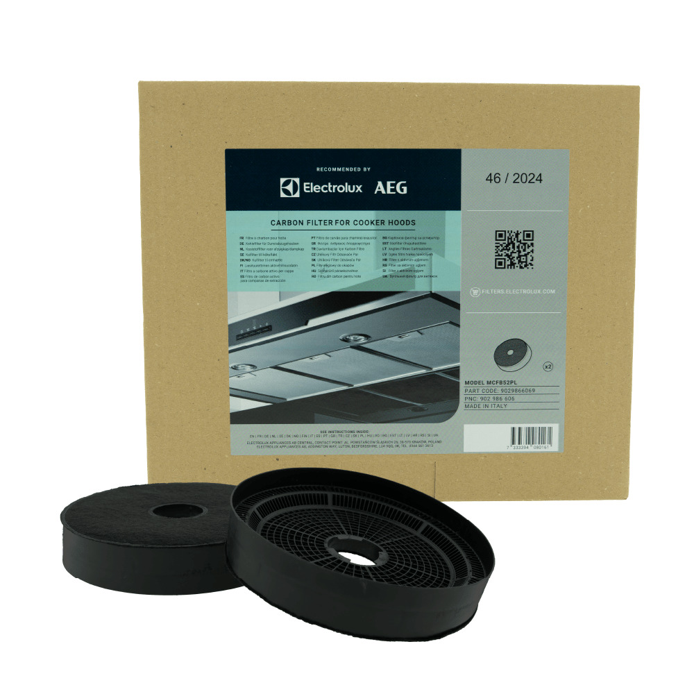 Filtro de carvão ativo longa duração Zanussi MCFB52PL / 9029866069 (2X)