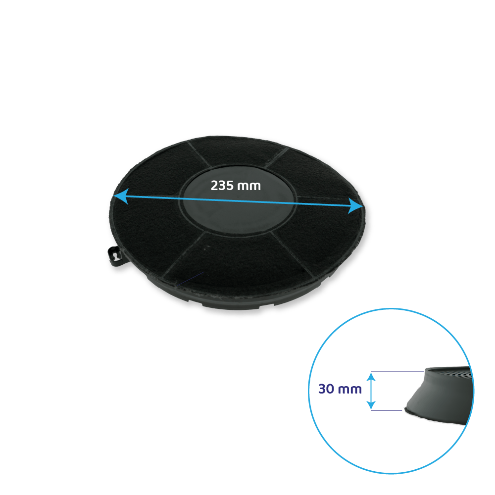 Filtro de carvão ativo Zanussi MCFE06ST / 9029865921