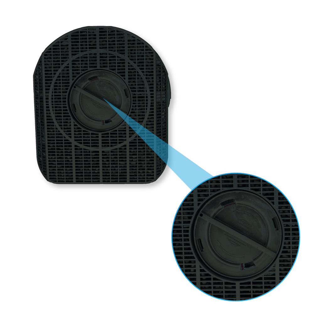 Filtro de carvão ativo AEG MCFE14 / 9029800605 (2X)