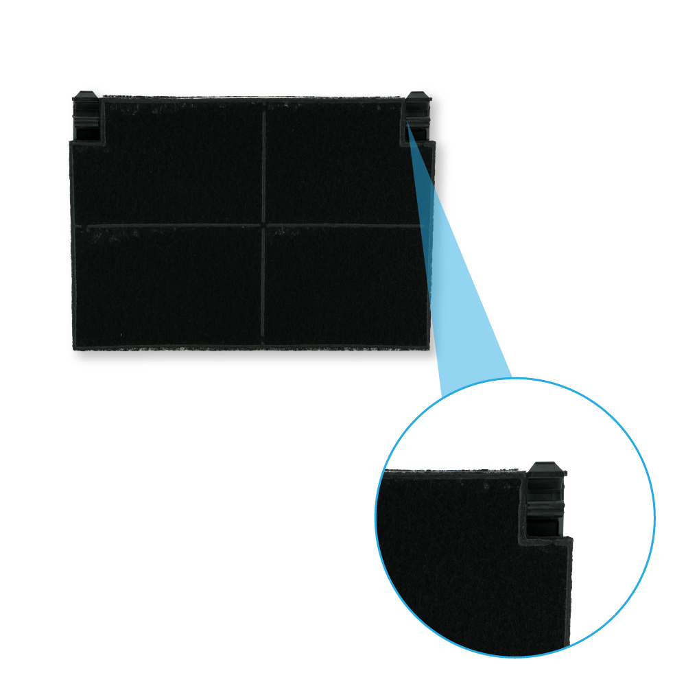 Filtro de carvão ativo Electrolux MCFE26 / 9029801256 (2X)