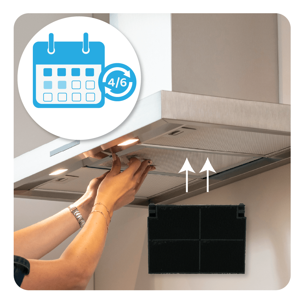 Filtro de carvão ativo Electrolux MCFE26 / 9029801256 (2X)