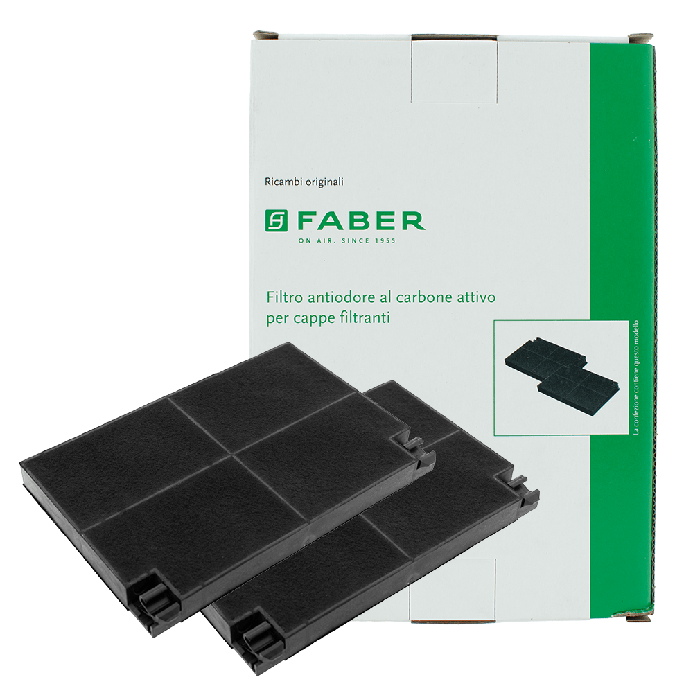 Filtro de carvão ativado Faber F2 / 112.0157.241 (2 un.)