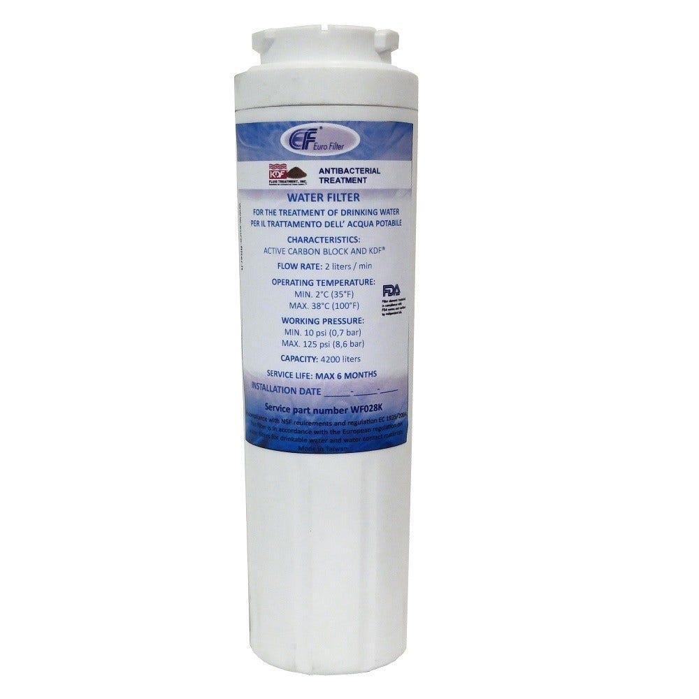 Filtro de água Eurofilter UKF8001 compatível com Whirlpool